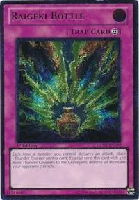 Raigeki Bottle Ultimate Rare GENF-EN079 Unlimited Yu-Gi-Oh card from Generation Force