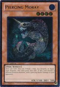 Piercing Moray Ultimate Rare GENF-EN082 1st Edition Yu-Gi-Oh card from Generation Force