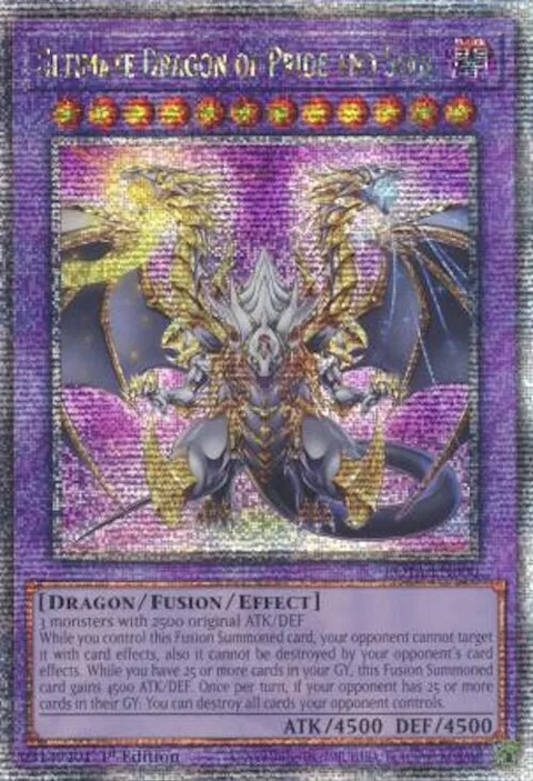 Ultimate Dragon of Pride and Soul ROTA-EN000 Yu-Gi-Oh card from Rage of the Abyss