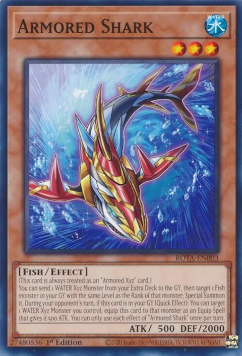 Armored Shark ROTA-EN003 Yu-Gi-Oh card from Rage of the Abyss