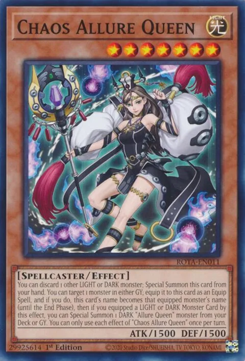 Chaos Allure Queen ROTA-EN011 Yu-Gi-Oh card from Rage of the Abyss
