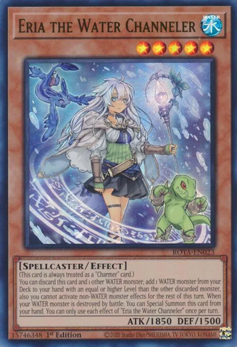 Eria the Water Channeler ROTA-EN023 Yu-Gi-Oh card from Rage of the Abyss