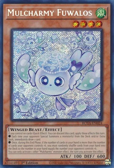 Mulcharmy Fuwalos ROTA-EN024 Yu-Gi-Oh card from Rage of the Abyss