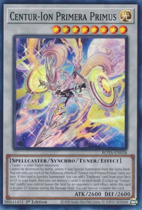 Centur-Ion Primera Primus ROTA-EN038 Yu-Gi-Oh card from Rage of the Abyss