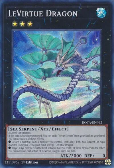 LeVirtue Dragon ROTA-EN042 Yu-Gi-Oh card from Rage of the Abyss