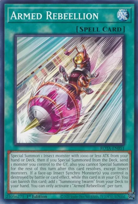 Armed Rebeellion ROTA-EN051 Yu-Gi-Oh card from Rage of the Abyss
