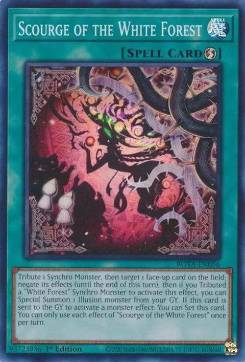Scourge of the White Forest ROTA-EN056 Yu-Gi-Oh card from Rage of the Abyss