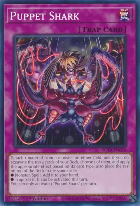 Puppet Shark ROTA-EN070 Yu-Gi-Oh card from Rage of the Abyss