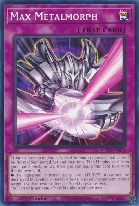 Max Metalmorph ROTA-EN071 Yu-Gi-Oh card from Rage of the Abyss