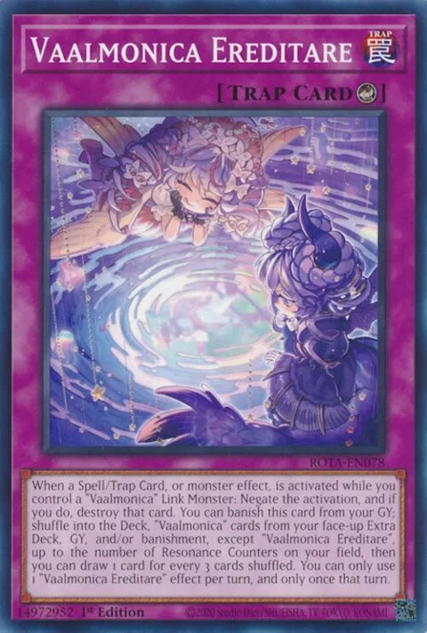 Vaalmonica Ereditare ROTA-EN078 Yu-Gi-Oh card from Rage of the Abyss