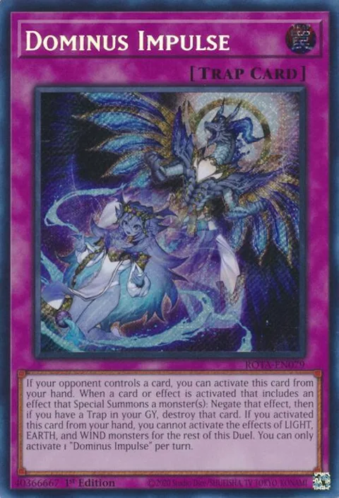 Dominus Impulse ROTA-EN079 Yu-Gi-Oh card from Rage of the Abyss