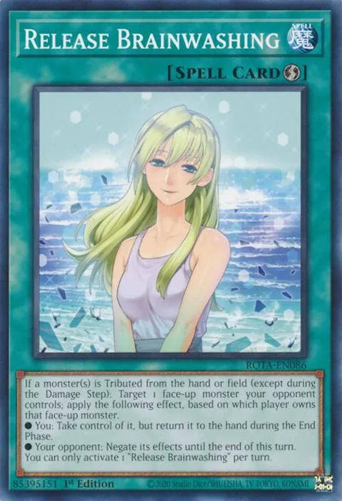 Release Brainwashing ROTA-EN086 Yu-Gi-Oh card from Rage of the Abyss