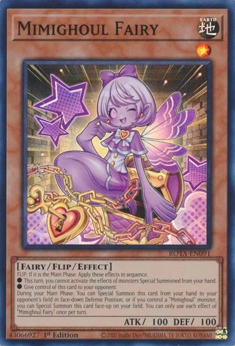Mimighoul Fairy ROTA-EN091 Yu-Gi-Oh card from Rage of the Abyss