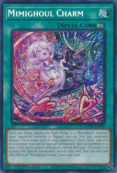 Mimighoul Charm ROTA-EN096 Yu-Gi-Oh card from Rage of the Abyss