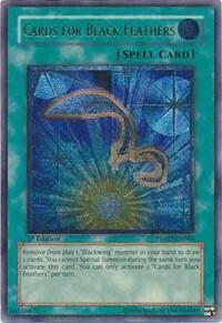 Cards for Black Feathers Ultimate Rare TSHD-EN046 Unlimited Yu-Gi-Oh card from The Shining Darkness