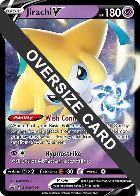 Jirachi V - 299 #SWSH299 Pokémon card from Jumbo Cards