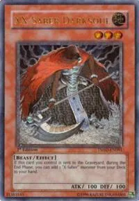 XX-Saber Darksoul Ultimate Rare TSHD-EN081 Unlimited Yu-Gi-Oh card from The Shining Darkness