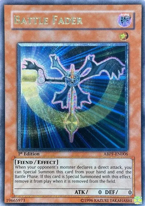 Battle Fader Ultimate Rare ABPF-EN006 Unlimited Yu-Gi-Oh card from Absolute Powerforce