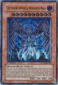 Earthbound Immortal Wiraqocha Rasca Ultimate Rare SOVR-EN026 1st Edition Yu-Gi-Oh card from Stardust Overdrive