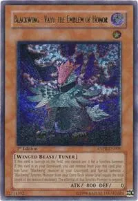 Blackwing - Vayu the Emblem of Honor Ultimate Rare ANPR-EN005 1st Edition Yu-Gi-Oh card from Ancient Prophecy