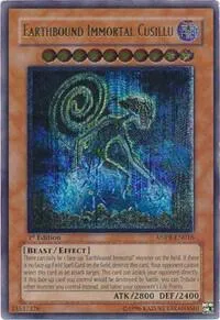 Earthbound Immortal Cusillu Ultimate Rare ANPR-EN016 1st Edition Yu-Gi-Oh card from Ancient Prophecy