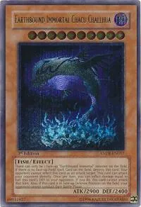 Earthbound Immortal Chacu Challhua Ultimate Rare ANPR-EN017 1st Edition Yu-Gi-Oh card from Ancient Prophecy
