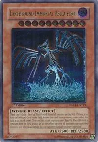 Earthbound Immortal Aslla Piscu Ultimate Rare RGBT-EN019 1st Edition Yu-Gi-Oh card from Raging Battle