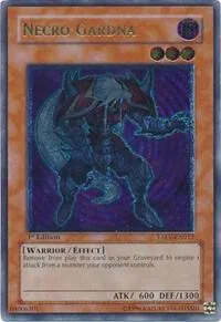 Necro Gardna Ultimate Rare TAEV-EN012 1st Edition Yu-Gi-Oh card from Tactical Evolution