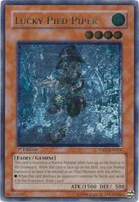 Lucky Pied Piper Ultimate Rare TAEV-EN021 Unlimited Yu-Gi-Oh card from Tactical Evolution