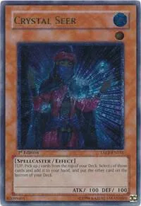 Crystal Seer Ultimate Rare TAEV-EN031 Unlimited Yu-Gi-Oh card from Tactical Evolution
