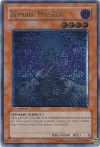 Zombie Master Ultimate Rare TAEV-EN039 Unlimited Yu-Gi-Oh card from Tactical Evolution