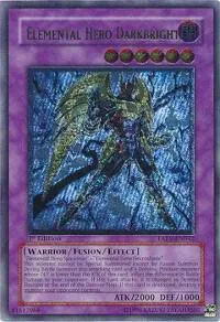 Elemental Hero Darkbright Ultimate Rare TAEV-EN042 1st Edition Yu-Gi-Oh card from Tactical Evolution