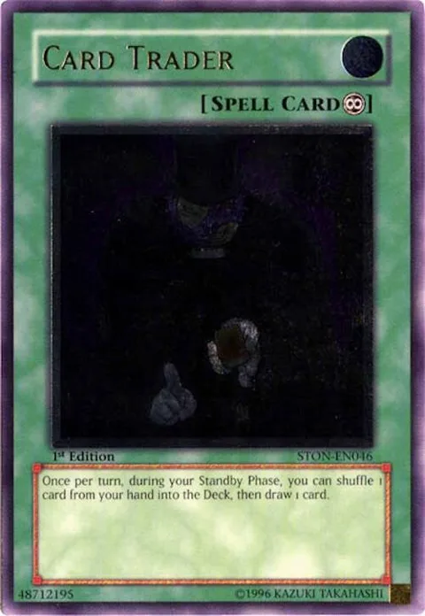 Card Trader Ultimate Rare STON-EN046 1st Edition Yu-Gi-Oh card from Strike of Neos