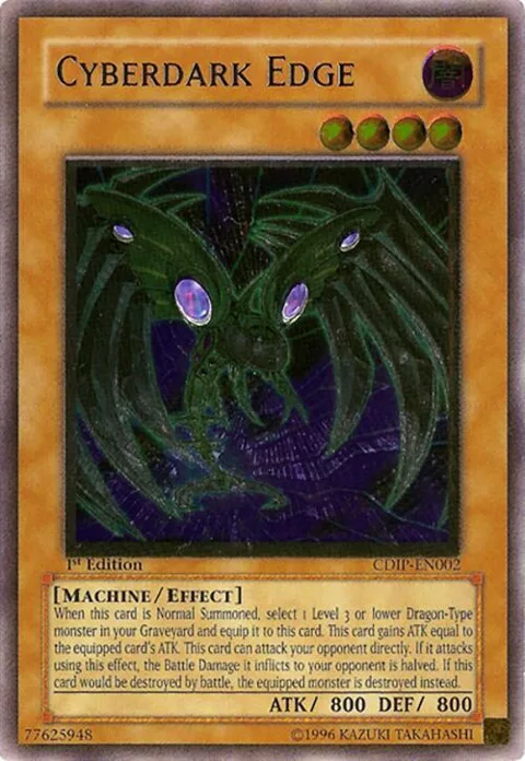 Cyberdark Edge Ultimate Rare CDIP-EN002 Yu-Gi-Oh card from Cyberdark Impact