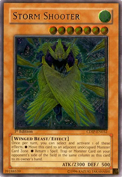 Storm Shooter Ultimate Rare CDIP-EN032 Yu-Gi-Oh card from Cyberdark Impact