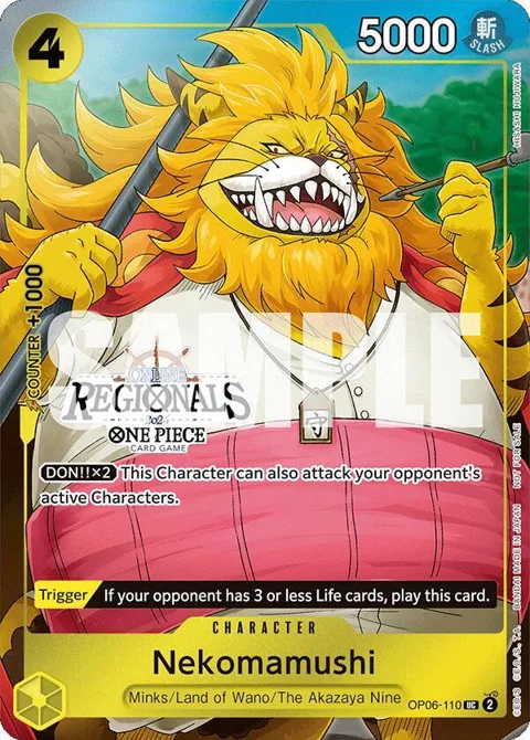 Nekomamushi Online Regional 2024 Vol. 3 OP06-110 One Piece card from One Piece Promotion Cards