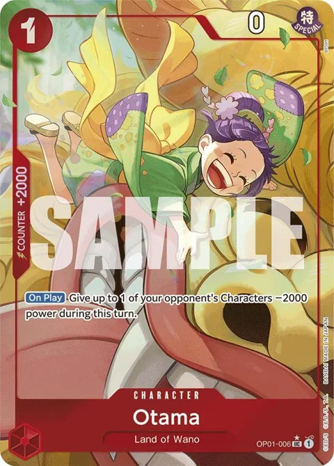 Otama Alt Art OP01-006 One Piece card from Premium Booster -The Best-