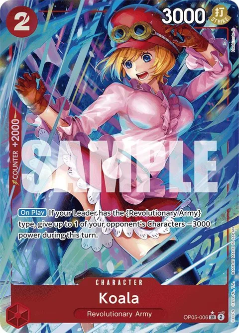 Koala Alt Art OP05-006 PRB01 One Piece card from Premium Booster -The Best-