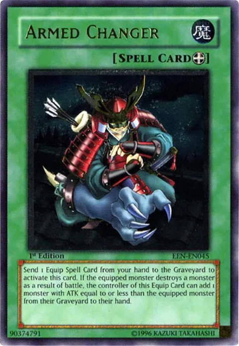 Armed Changer Ultimate Rare EEN-EN045 Unlimited Yu-Gi-Oh card from Elemental Energy