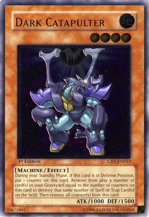 Dark Catapulter Ultimate Rare CRV-EN013 1st Edition Yu-Gi-Oh card from Cybernetic Revolution
