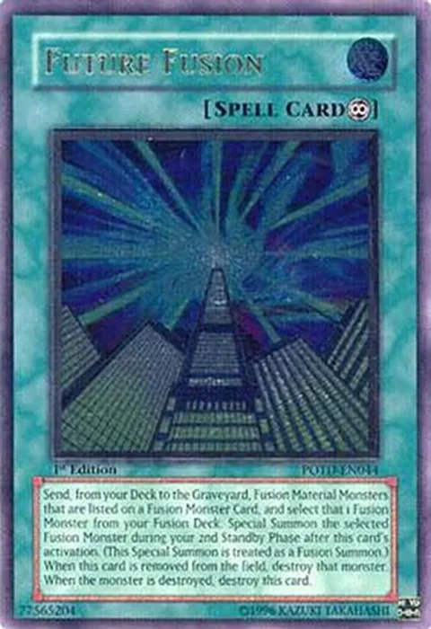 Future Fusion Ultimate Rare POTD-EN044 1st Edition Yu-Gi-Oh card from Power of the Duelist