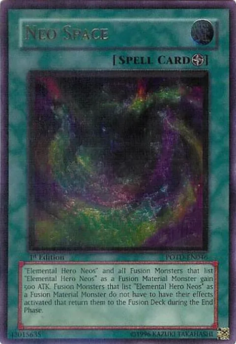 Neo Space Ultimate Rare POTD-EN046 1st Edition Yu-Gi-Oh card from Power of the Duelist
