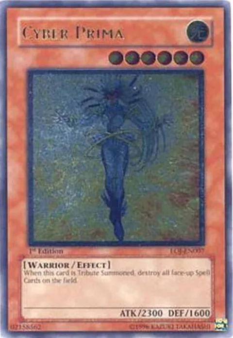 Cyber Prima Ultimate Rare EOJ-EN007 Yu-Gi-Oh card from Enemy of Justice