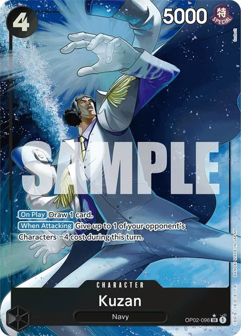 Kuzan Alt Art OP02-096 PRB01 One Piece card from Premium Booster -The Best-