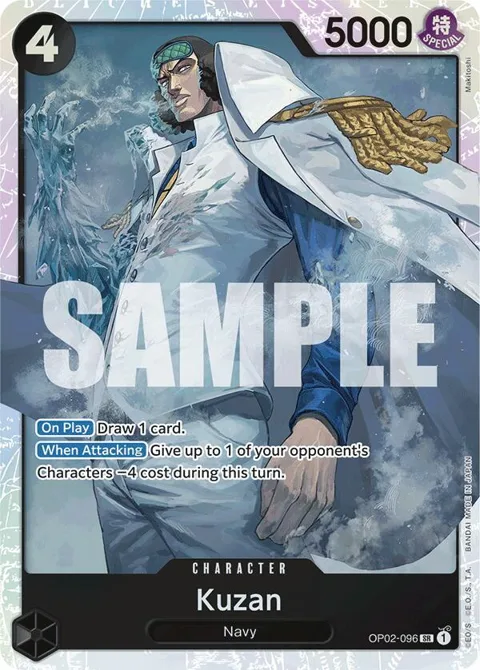 Kuzan Reprint OP02-096 One Piece card from Premium Booster -The Best-