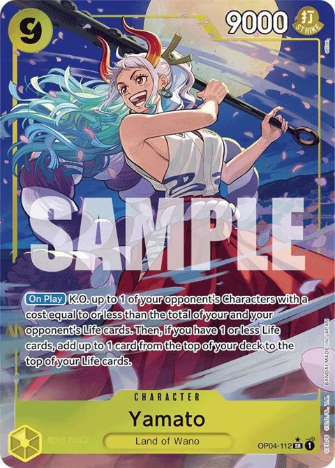 Yamato Alt Art OP04-112 PRB01 One Piece card from Premium Booster -The Best-