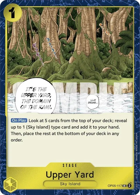 Upper Yard Jolly Roger Foil OP05-117 One Piece card from Premium Booster -The Best-