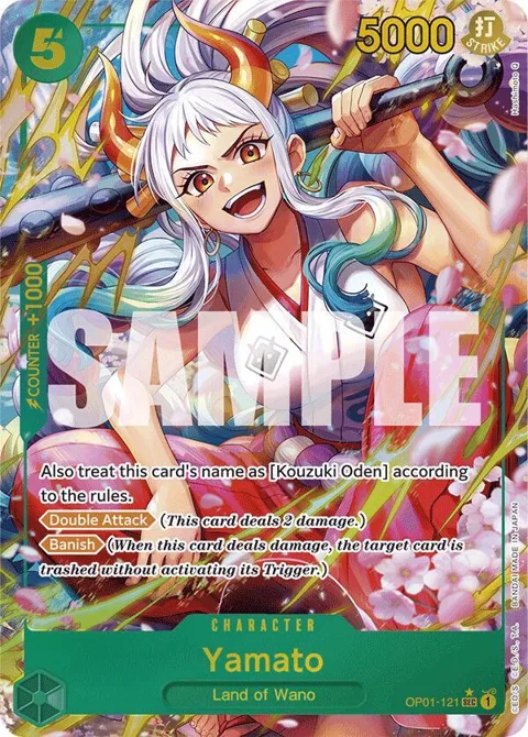 Yamato Alt Art OP01-121 PRB01 One Piece card from Premium Booster -The Best-