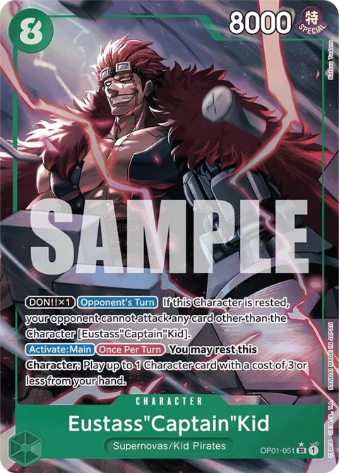 Eustass"Captain"Kid Alt Art OP01-051 PRB01 One Piece card from Premium Booster -The Best-