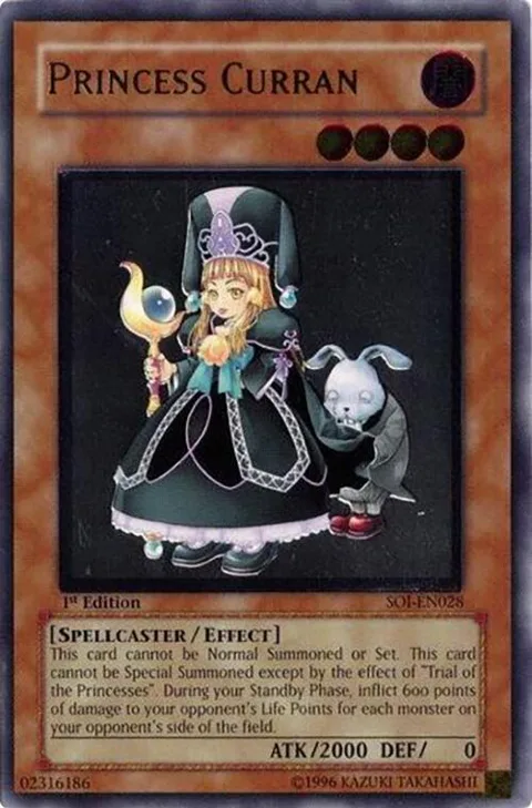 Princess Curran Ultimate Rare SOI-EN028 1st Edition Yu-Gi-Oh card from Shadow of Infinity